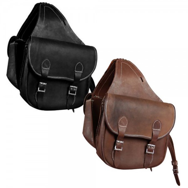 Leather Saddle Bag