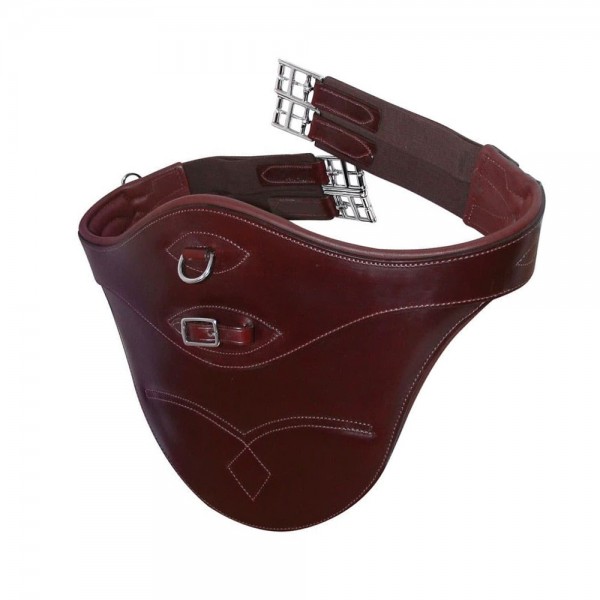 Leather Horse Studguard Girth