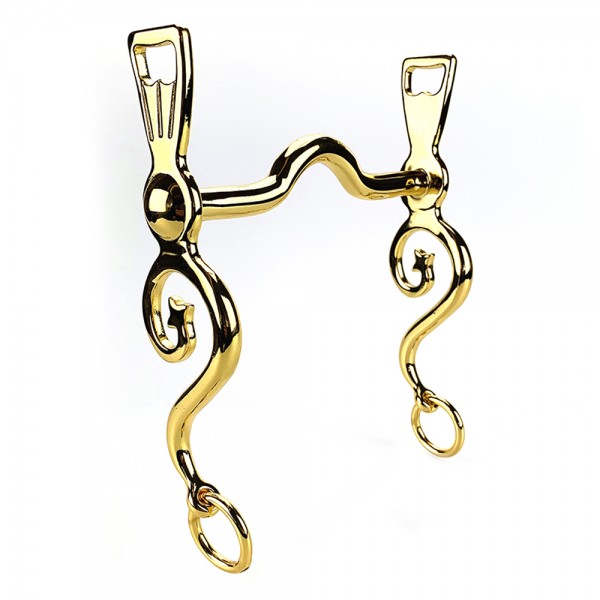 Spanish style horse snaffle bits