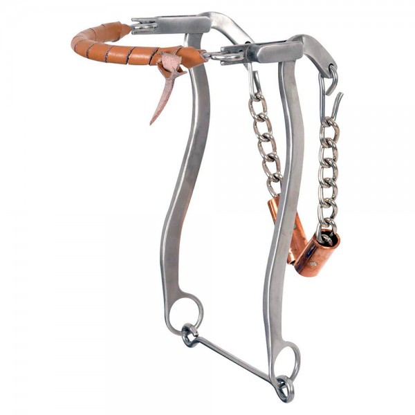 Bit Logic Stainless Steel Performance Series Hackamore Horse Bit