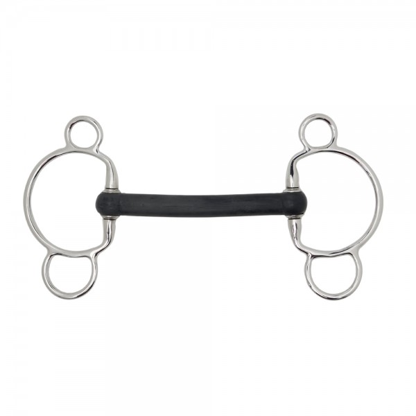 Pessoa Rubber Bit Flexible Mullen Mouth