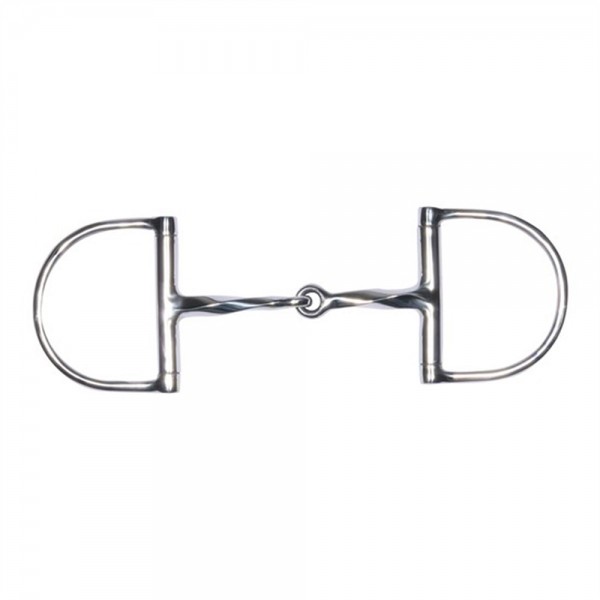 Slow Twist D Ring Snaffle Bit